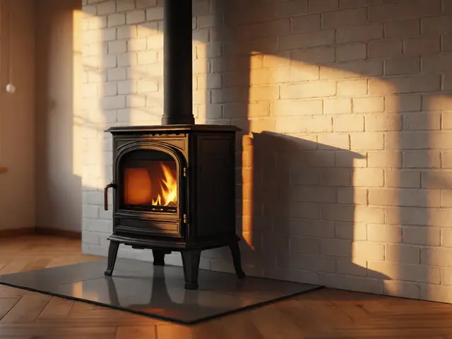 Bezpečné vzdálenosti krbových kamen od zdi: Průvodce instalací